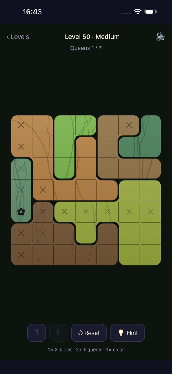 Quing – ein Level des Logik-Puzzles